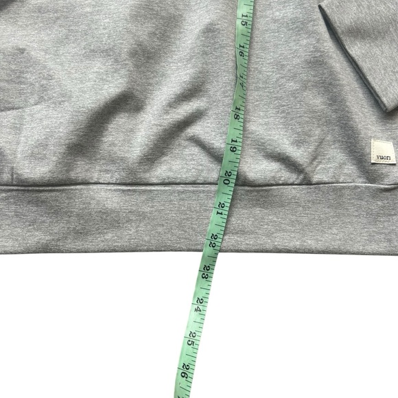 Vuori women’s Granite Funnel Neck sweatshirt gray size small dreamknit lounge - Picture 7 of 8